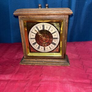 Antique Bradley 6” Mantle Alarm Clock. Made In West Germany. Fully Functional.